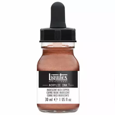 Liquitex Acrylic Ink 230 Iridescent rich copper 30ml - Akryylimusteet - 6975840 - 1