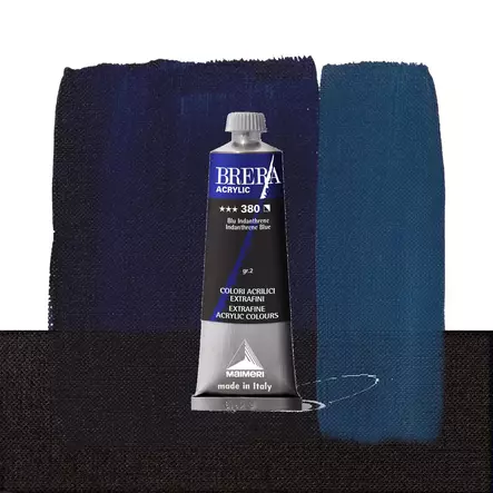 Maimeri Brera 380 Indanthrene Blue 60ml - Maimeri Brera 60ml ja 200ml - 0806380 - 1