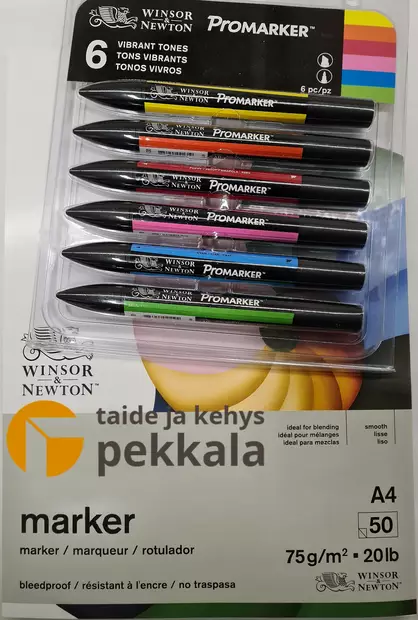 Piirustussetti: Promarkertussi + piirustuslehtiö - Paketit by Pekkala - set10 - 1