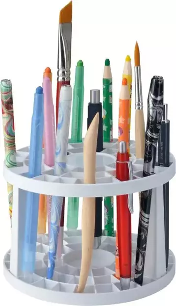 Pyöreä kynä-/sivellinteline - Erikoistarvikkeet - 631060 - 1