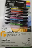 Piirustussetti: Promarkertussi + piirustuslehtiö - Paketit by Pekkala - set10 - 1