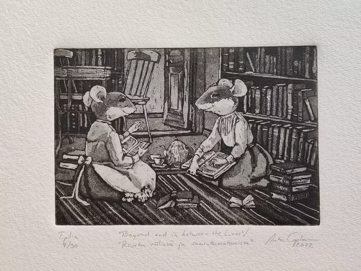 Caplan Asta: Rivien välissä ja saavuttamattomissa - Pienet vedokset - t11670 - 1