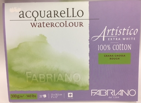 Fabriano Artistico 23x30,5cm (20) 300g GR - Akvarellilehtiöt - 006552330 - 1
