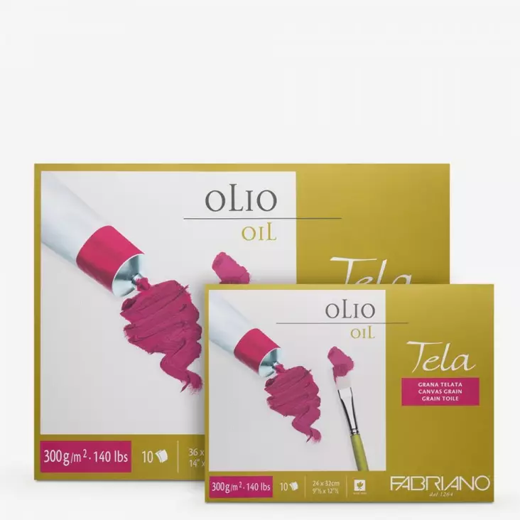 Fabriano Öljyvärilehtiö 30x40cm 300g (10) - Öljy- ja akryylilehtiöt - 006596030 - 3