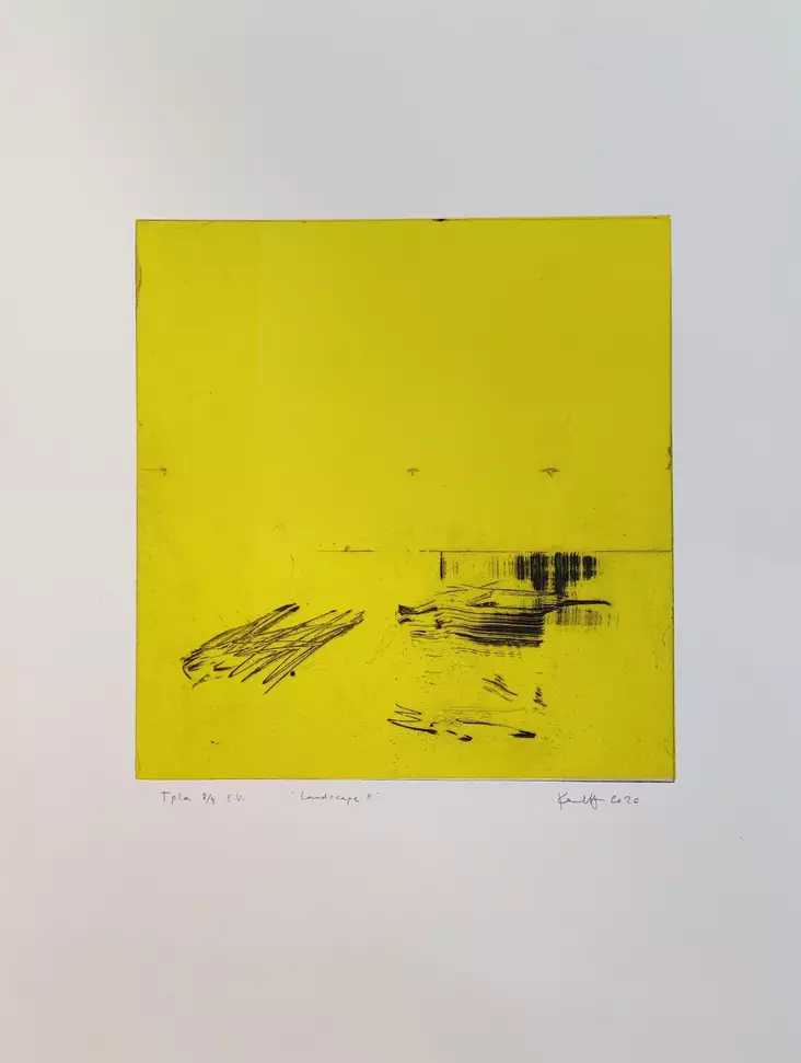 Hinkula Kaija: Landscape II - Keskisuuret vedokset - t11810 - 1