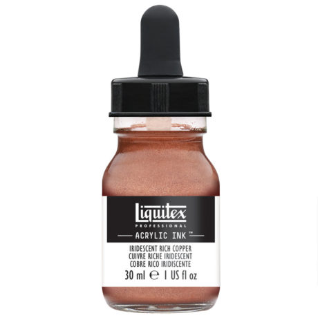 Liquitex Acrylic Ink 230 Iridescent rich copper 30ml - Akryylimusteet - 6975840 - 1