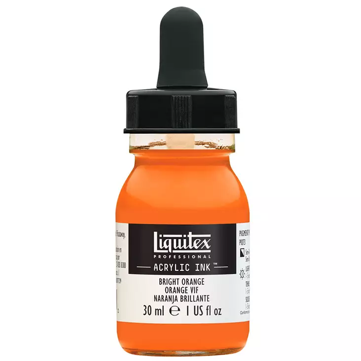 Liquitex Acrylic Ink 720 Bright orange 30ml - Akryylimusteet - 2047650 - 1