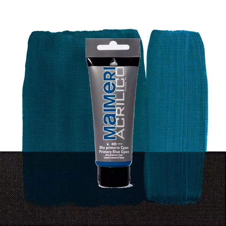 Maimeri Acrilico 400 Primary Blue - Cyan 75ml - Maimeri Acrilico 75ml - 0916400 - 1
