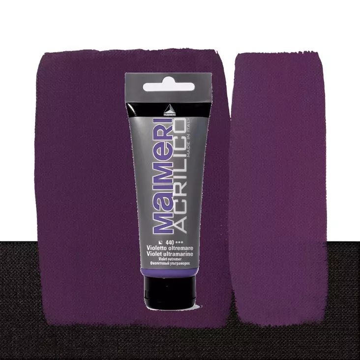 Maimeri Acrilico 440 Ultramarine Violet 200ml - Maimeri Acrilico 200ml - 0924440 - 1