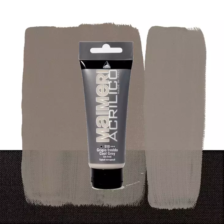 Maimeri Acrilico 510 Cool Grey 75ml - Maimeri Acrilico 75ml - 0916510 - 1