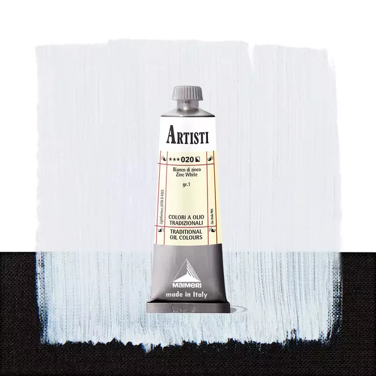 Maimeri Artisti 020 Zinc White 60ml - Maimeri Artisti 60ml ja 200ml - 0106020 - 1