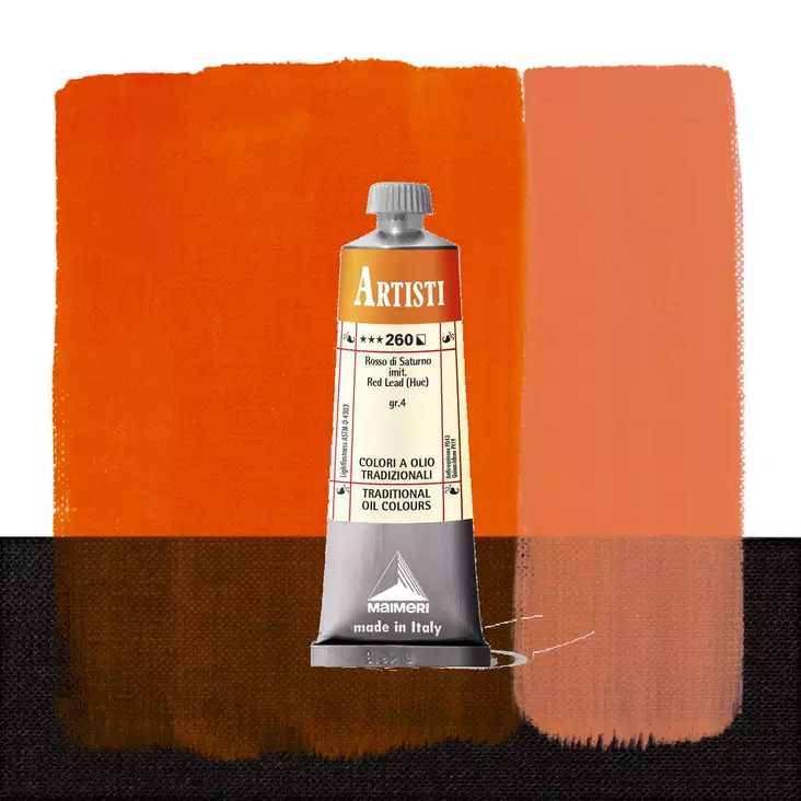 Maimeri Artisti 260 Red Lead (Hue) 60ml - Maimeri Artisti 60ml ja 200ml - 0106260 - 1