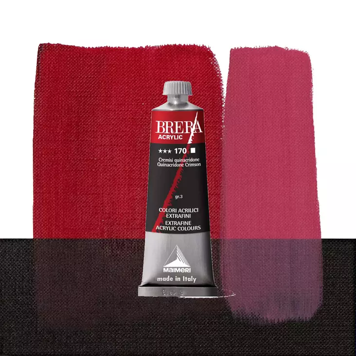 Maimeri Brera 170 Quinacrinone Crimson 60ml - Maimeri Brera 60ml ja 200ml - 0806170 - 1