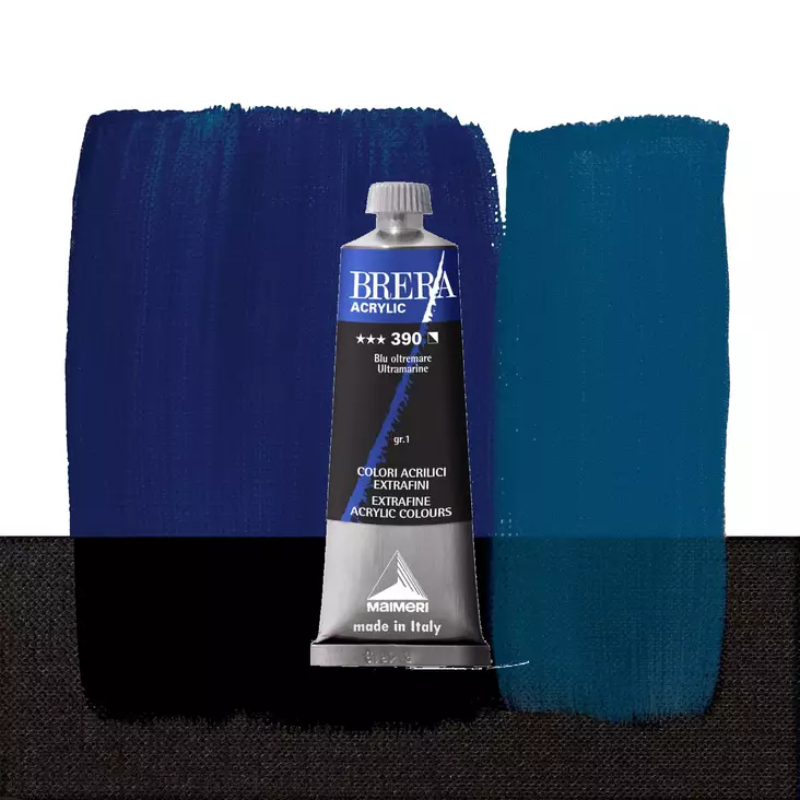Maimeri Brera 390 Ultramarine 60ml - Maimeri Brera 60ml ja 200ml - 0806390 - 1