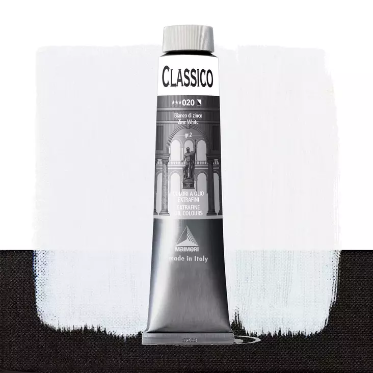 Maimeri Classico 020 Zinc White 200ml - Maimeri Classico 200ml - 0324020 - 1