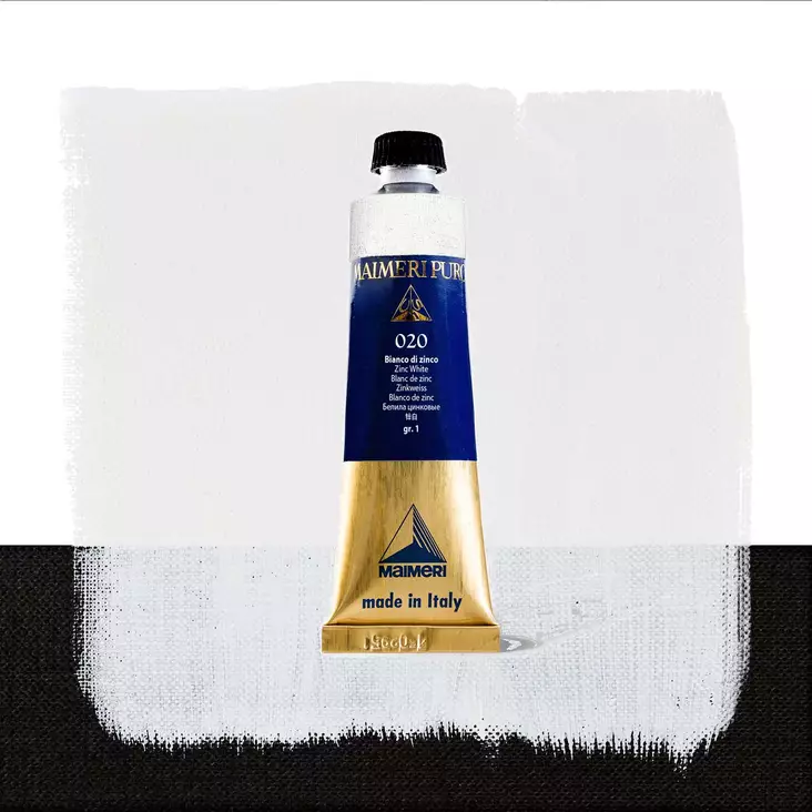 Maimeri Puro 020 Zinc White 40ml - Maimeri Puro 40ml - 0012020 - 1