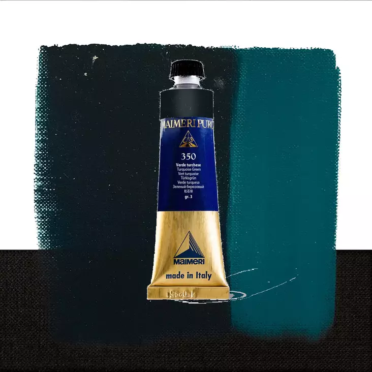 Maimeri Puro 350 Turquoise Green 40ml - Maimeri Puro 40ml - 0012350 - 1