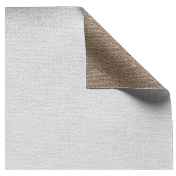 Pohjustettu pellava 270g 150cm leveä - Maalauskankaat omalla mitalla - 006005160 - 1