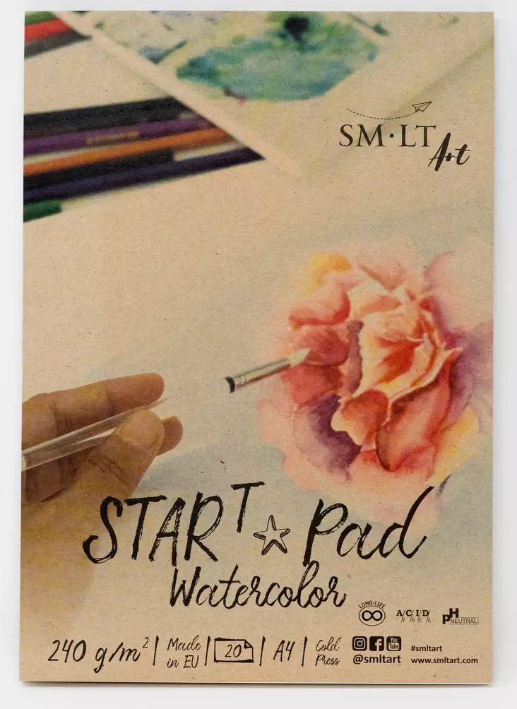 SMLT Star T Akvarellilehtiö A4 (20) 240g - Akvarellilehtiöt - 4588450 - 1