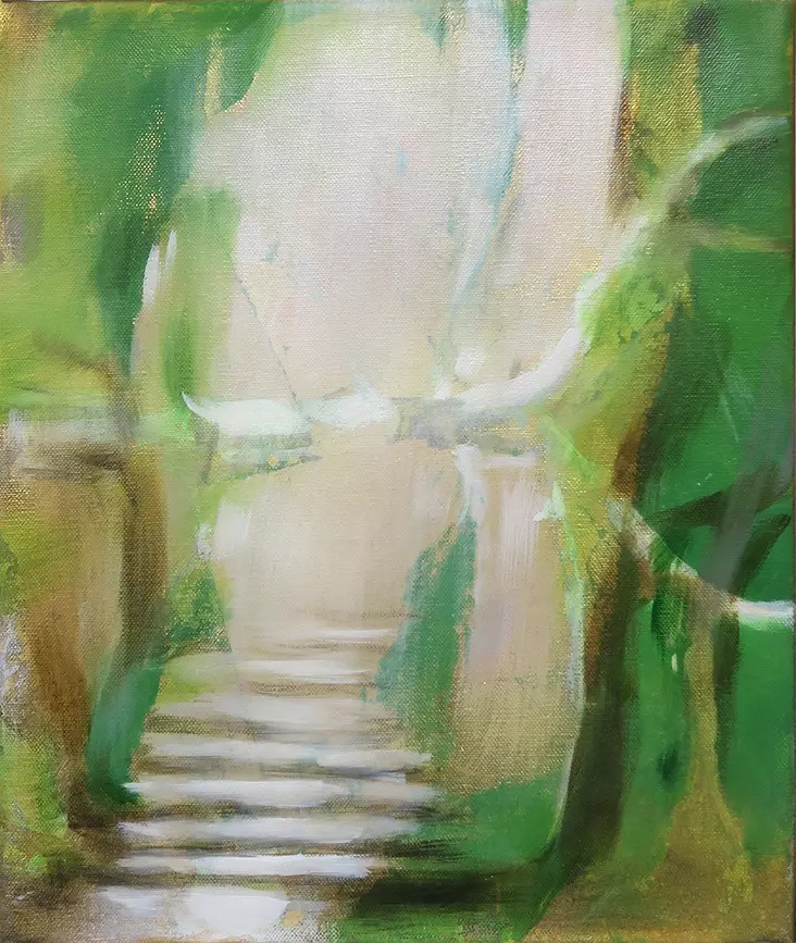 Soininen Riikka: Vihreä talvi - Taidemaalaukset - t12000 - 1