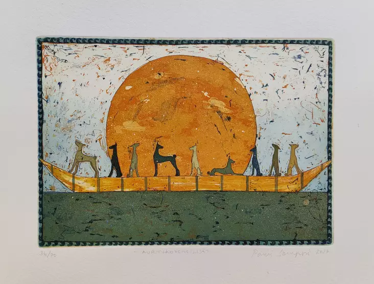 Somppi Päivi: Aurinkoveneilijät - Pienet vedokset - t12190 - 1