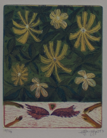 Varis Hanna: Keltainen kukka - Pienet vedokset - t2450 - 1