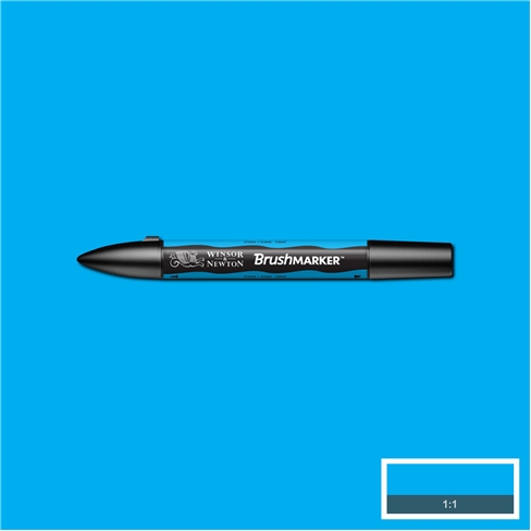 W&N Brushmarker Cyan - Brushmarker tussit - 5042540 - 1