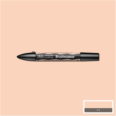 W&N Brushmarker Dusky Pink - Brushmarker tussit - 5042700 - 1