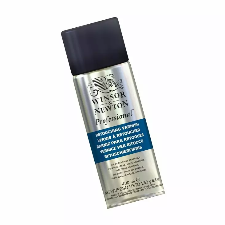 W&N Retouching varnish gloss spray 400ml - Maalausaineet öljyväreille - 5002490 - 1