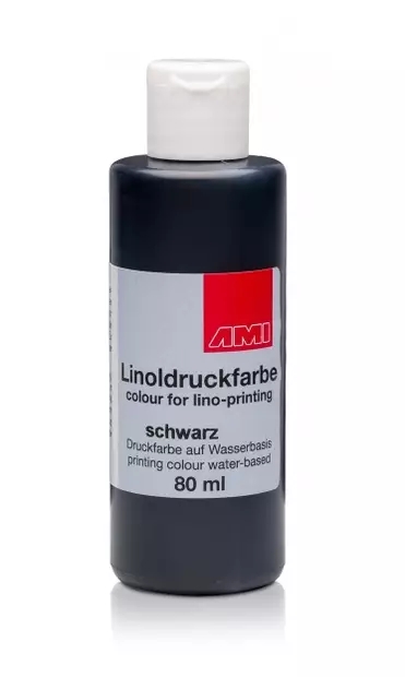 AMI Linoväri 80ml Musta - AMI Linovärit - 501101 - 1