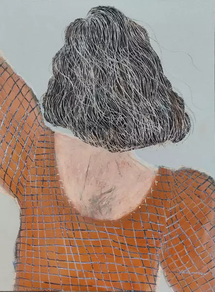 Fanni Laukkanen: Nro 198 Alone in Burnt tile - Laukkanen Fanni - t12201 - 1