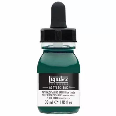 Liquitex Acrylic Ink 317 Phthalocyanine green (blue shade) 30ml - Akryylimusteet - 6975901 - 1