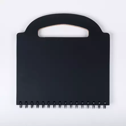 Private Case A4 Portfolio, uusiopahvi, musta - Salkut ja kansiot - 011-11 - 2