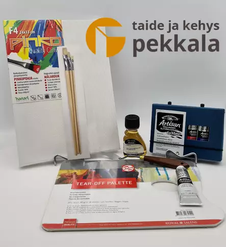 Vesiliukoisten öljyvärien setti - Paketit by Pekkala - set1 - 1