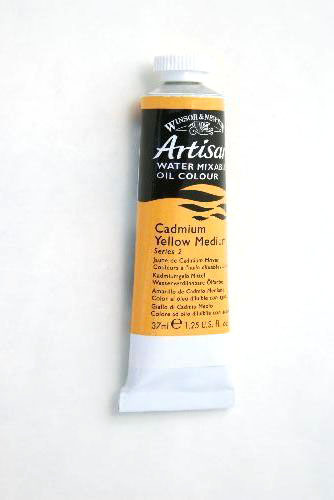 W&N Artisan 116 Cadmium Yellow Medium 37ml - Vesiliukoiset öljyvärit - 514011 - 2
