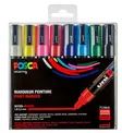 Posca marker set 8kpl PC-5M 1,8-2,5mm - Posca tussit - 8154151 - 1