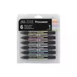 W&N Promarker 6-setti Pastel Tones - Promarker tussit - 5043271 - 3