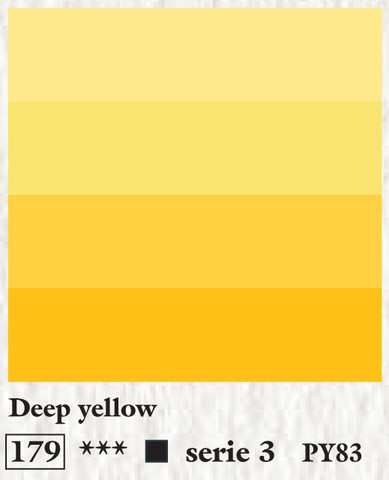 Charbonnel Aqua Wash 179 Deep Yellow 60ml - Vesiliukoiset syväpainovärit - 3323891 - 1