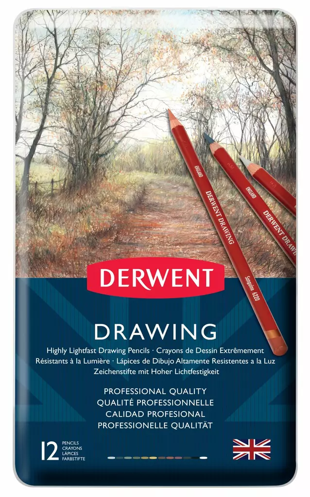 Derwent Drawing 12 - Värikynäsetit - 0700671 - 1