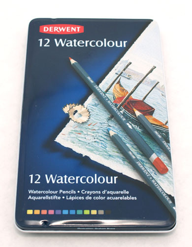 Derwent Watercolour - 12 kpl vesivärikynää - Derwent Watercolour värikynät - 536751 - 1