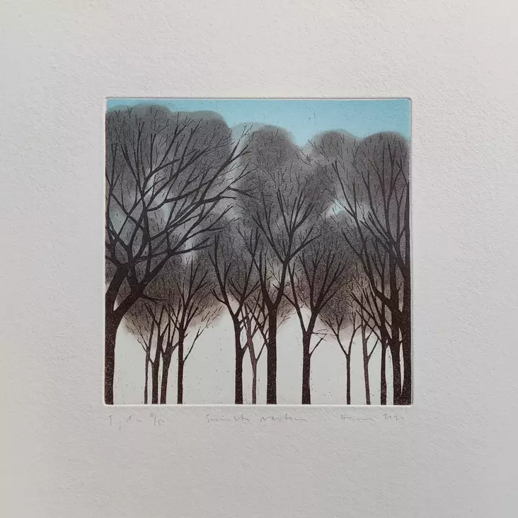 Hanni Pälvi: Sinistä vasten - Pienet vedokset - t11971 - 1