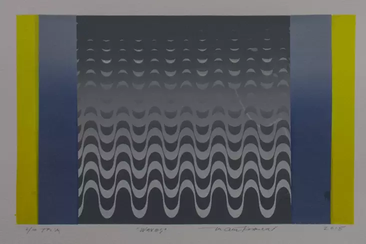 Koskela Matti: Waves sinikeltainen - Keskisuuret vedokset - t9521 - 1