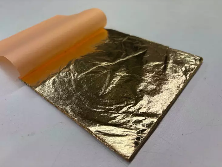 Kultainen lyöntimetalli 25kpl 14x14cm - Kultaus- ja korjaustarvikkeet - cmk1 - 1