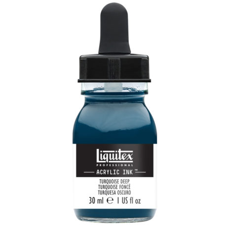 Liquitex Acrylic Ink 561 Turquoise deep 30 ml - Akryylimusteet - 6976021 - 1