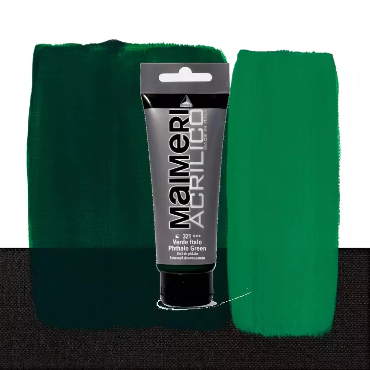 Maimeri Acrilico 321 Phthalo Green 200ml - Maimeri Acrilico 200ml - 0924321 - 1