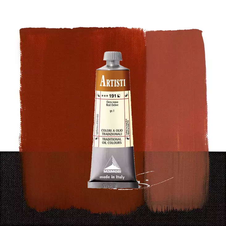 Maimeri Artisti 191 Red Ochre 60ml - Maimeri Artisti 60ml ja 200ml - 0106191 - 1