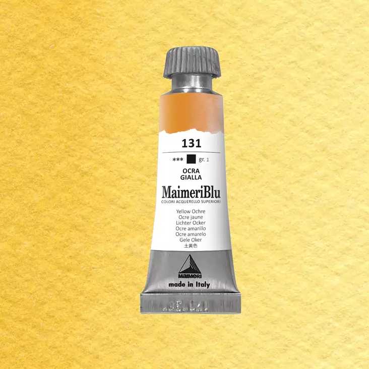 Maimeri Blu akvarellituubi 131 Yellow Ochre 12 ml - Maimeri Blu - 1609131 - 1