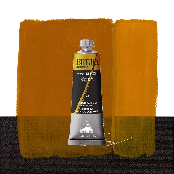 Maimeri Brera 131 Yellow Ochre 60ml - Maimeri Brera 60ml ja 200ml - 0806131 - 1