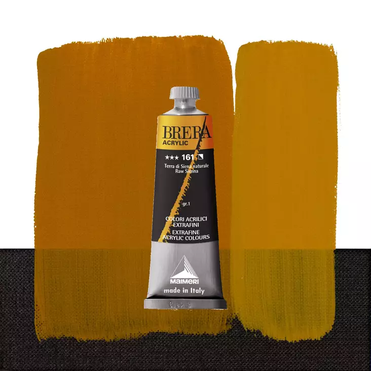 Maimeri Brera 161 Raw Sienna 60ml - Maimeri Brera 60ml ja 200ml - 0806161 - 1
