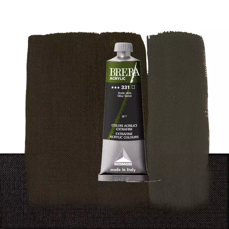 Maimeri Brera 331 Olive Green 60ml - Maimeri Brera 60ml ja 200ml - 0806331 - 1